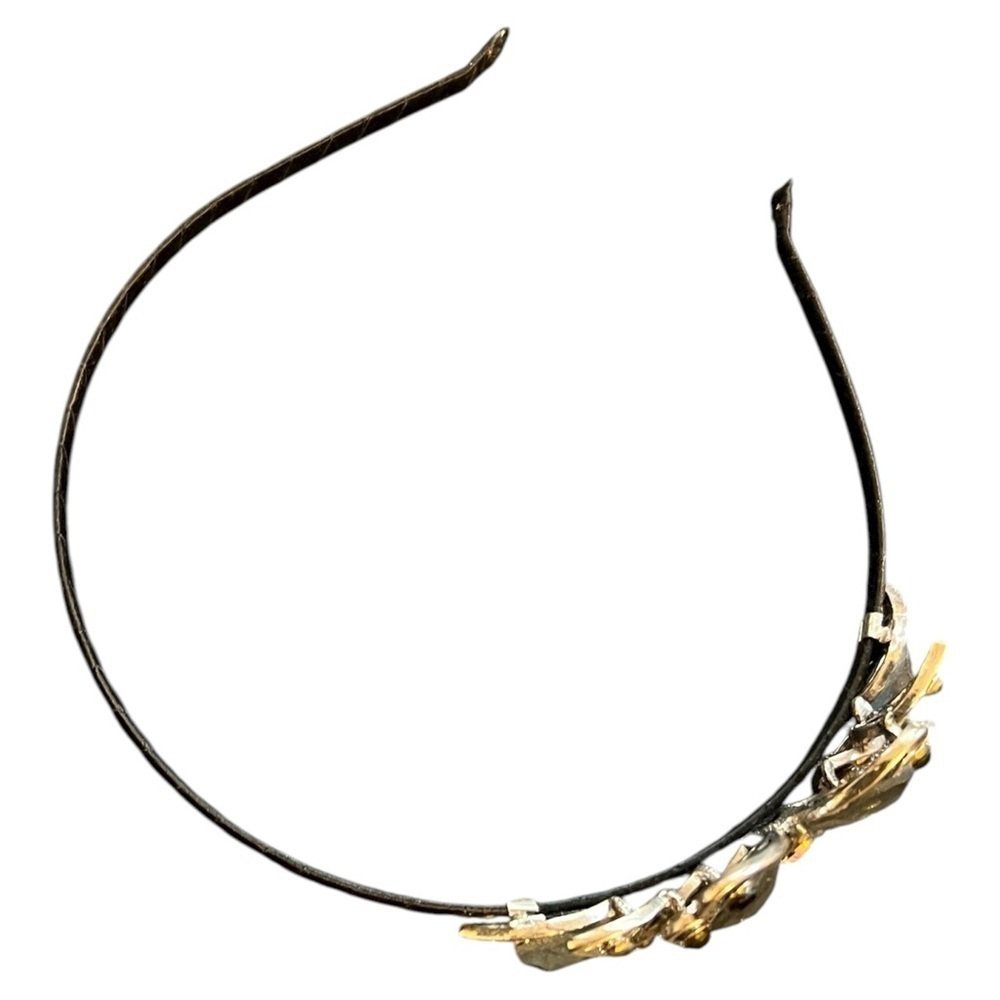 Black Butterfly Rhinestone Headband - Picture 2 of 3